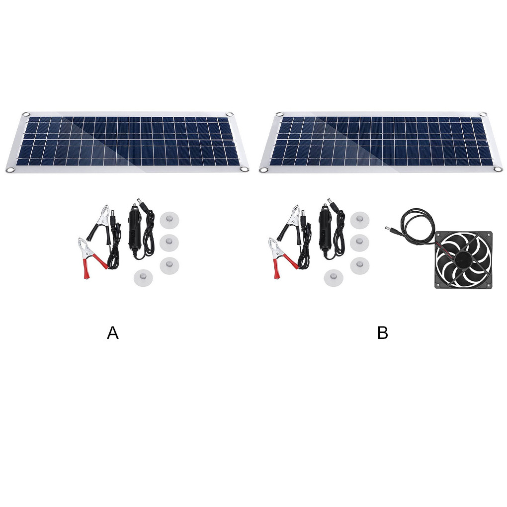 Solar Panel Kit Dual USB Solar Cell Controller Solar Generator Outdoor