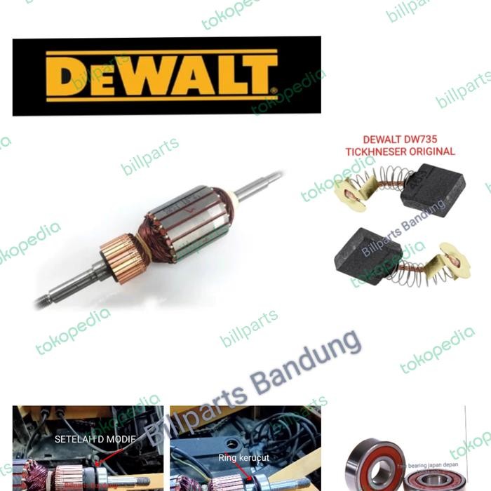 langsung order saja] Armature DW735 ketam duduk Dewalt tickhneser planer angker DW 735