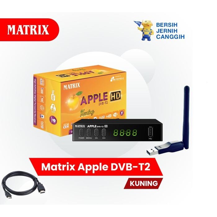 Project - Stb Matrix Dvbt2 Apple Kuning