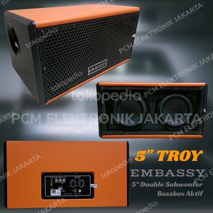 Speaker Subwoofer Subwofer Sub Woofer Wofer Mobil Troy 5Inch 5 Inch