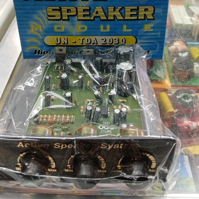 Kit Power Amplifier Speaker Aktif Active Stereo Mini Compo Tda2030