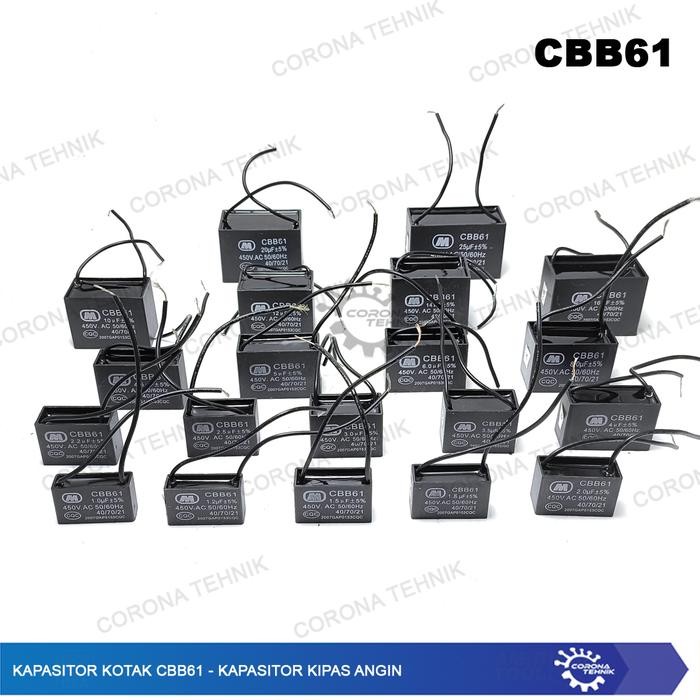 Kapasitor Kotak Cbb61 - Kapasitor Kipas Angin