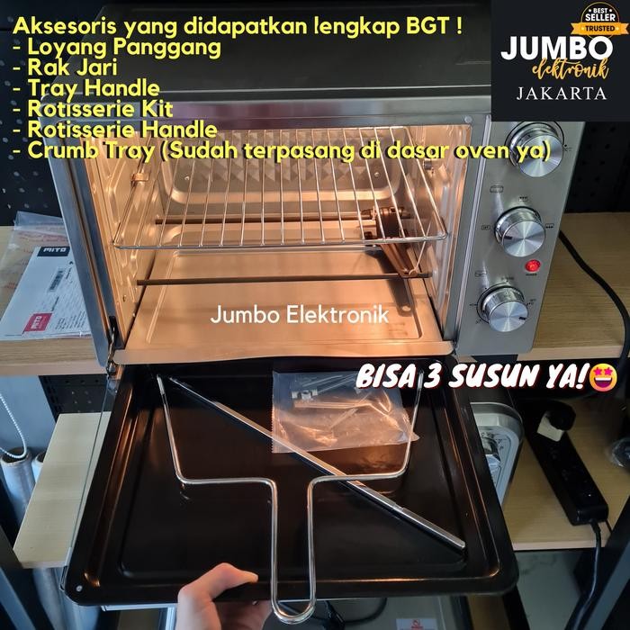 ald Oven Mito MO 999 TOP 28 Liter Electric Oven Listrik Mito MO999 28l New