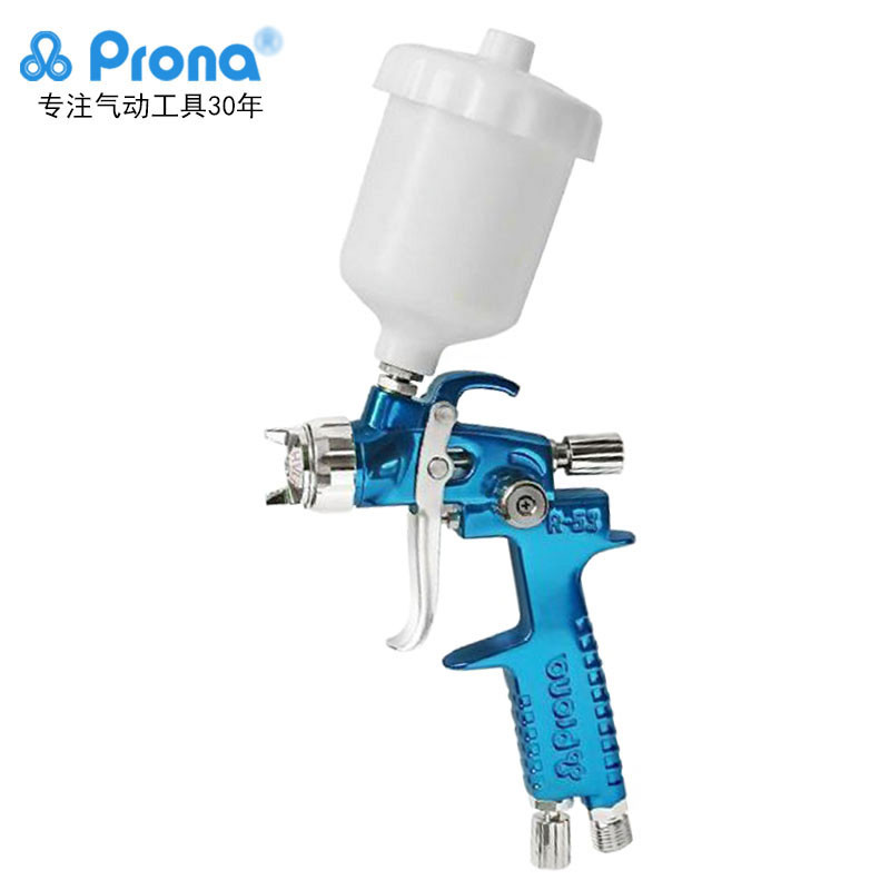 Prona manual Spray Gun Airbrush,R-53 (S) 0.8 1.0 1.2 1.4 nozzle size to choose, gravity feed type,