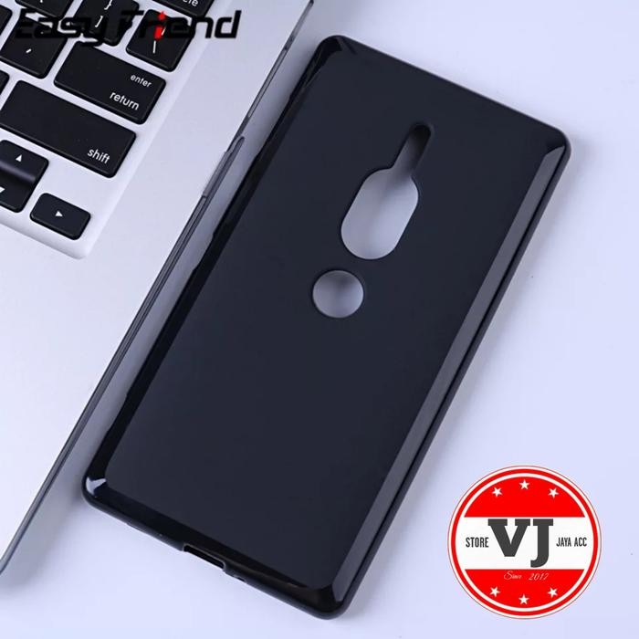 Softcase Sony Xperia XZ2 Premium Case Black Matte Silikon Sony XZ2P AU