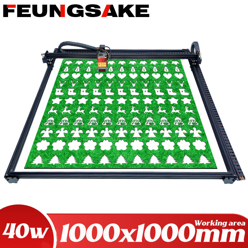 Cnc Laser Engraver And Cutter For Metal CNC Router Machine Air Assist Pump 40w Laser Engraver