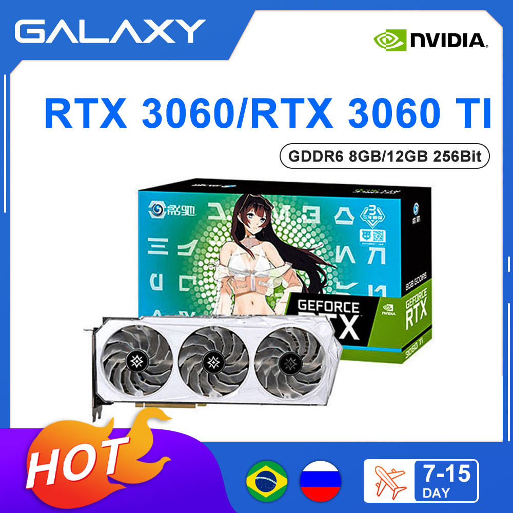 GALAXY New Graphic Card RTX3060 RTX 3060 TI GDDR6X 8GB 12GB NVIDIA