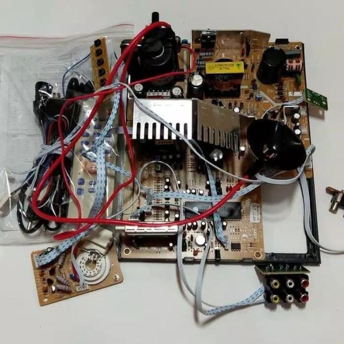 [Allthebest] Mesin TV 21 inch Tabung SLIM WCOM dan TV COM