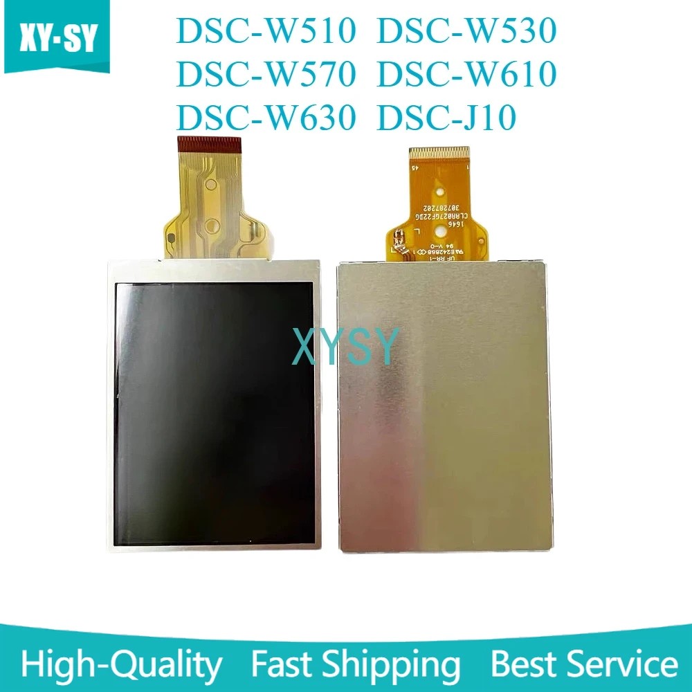 New W510 W530 W570 W610 W630 J10 LCD Display Screen for Sony DSC-W510 DSC-W530 DSC-W570 DSC-W610