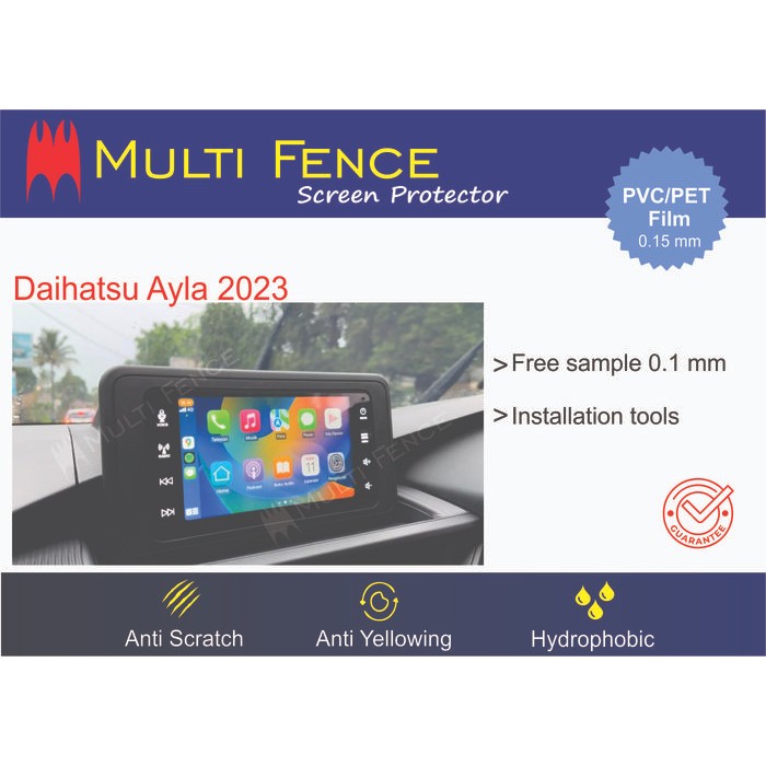 READY STOCK SCREEN GUARD HEAD UNIT DAIHATSU AYLA 2023