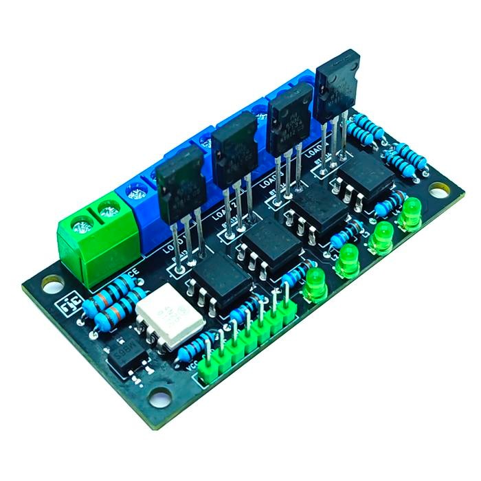 Module Ac Light Dimmer 4-Channel Thyristor Triac Speed Controller Dimmer 220V Ac