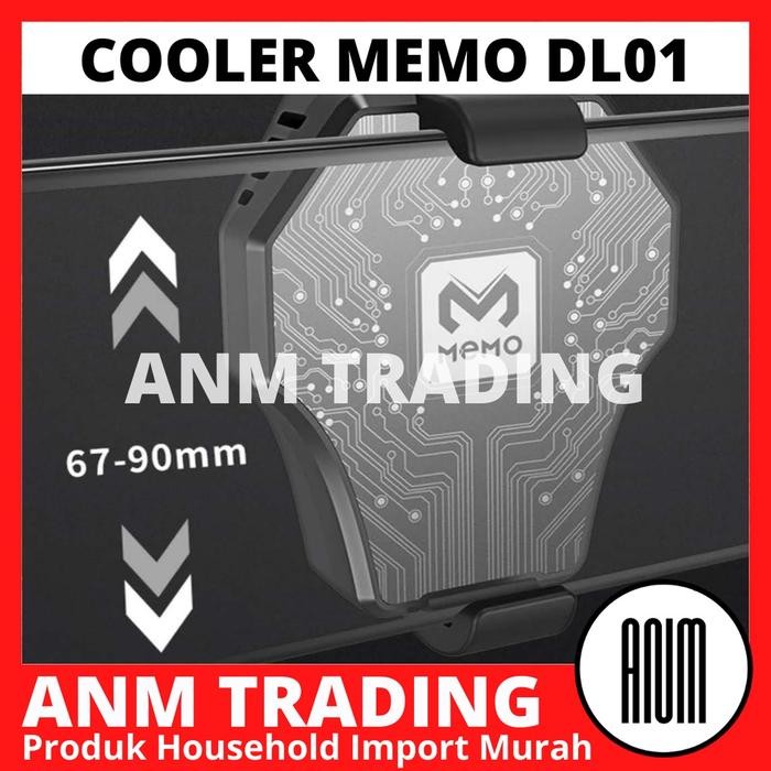 (Expert) Cooler Handphone Memo DL01 / Fancooler Radiator / Pendingin HP DL01
