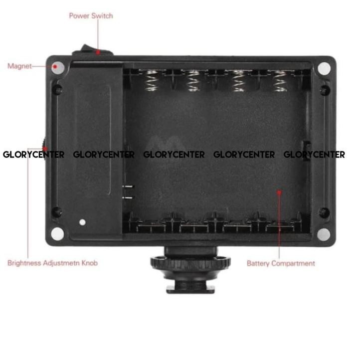 (Expert) Video Lighting LED FT-112 Lampu Studio 112 LED Ulanzi Andoer Kamera