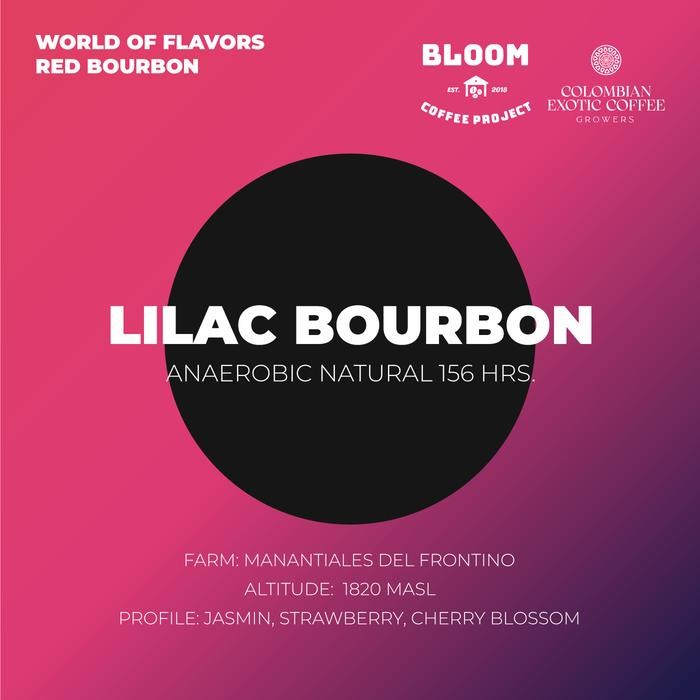 

Biji Kopi Colombia CEC - Lilac Bourbon - World Of Flavours - Anaerobic Natural 156 Hrs