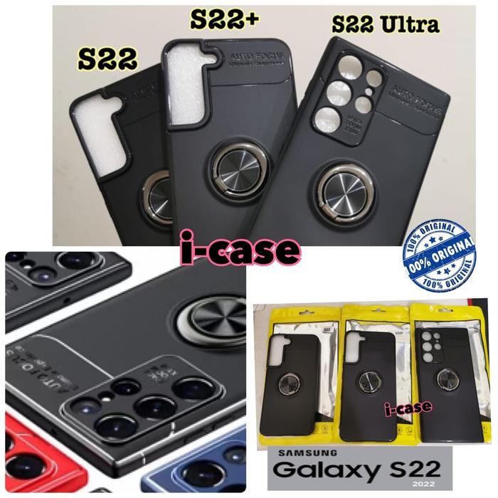 Samsung S22 Ultra S22+ S 22 Plus Soft CASE With iRing Stand galaxy 5G
