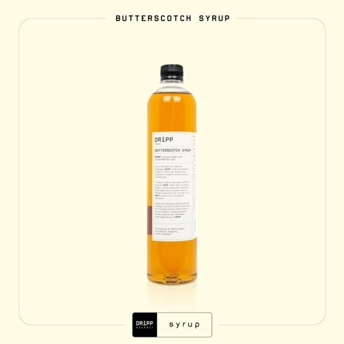 

Dripp Butterscotch Syrup - Sirup Butterscotch 760 Ml Gratis Ongkir