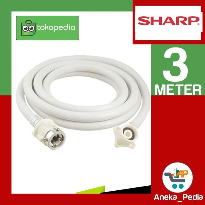 [3 Meter] Selang Water Inlet Masuk Air Mesin Cuci Sharp