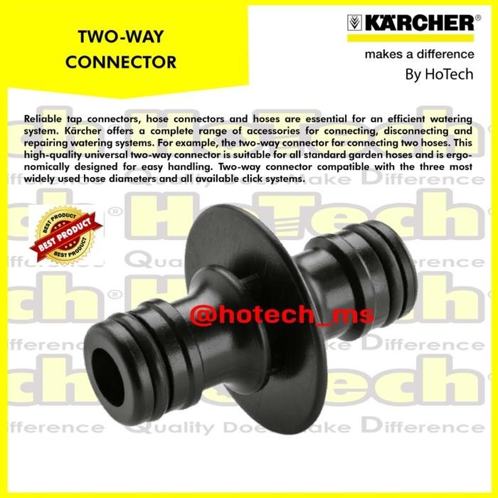 karcher two-way connector konektor selang air karcher
