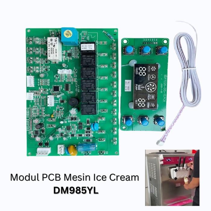 Modul PVC Board mesin es krim ice cream machine DM985YL bisa untuk mixue