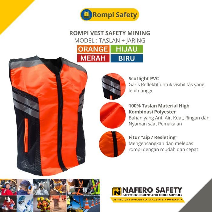 ROMPI SAFETY PROYEK K3 TASLAN JARING A HITAM