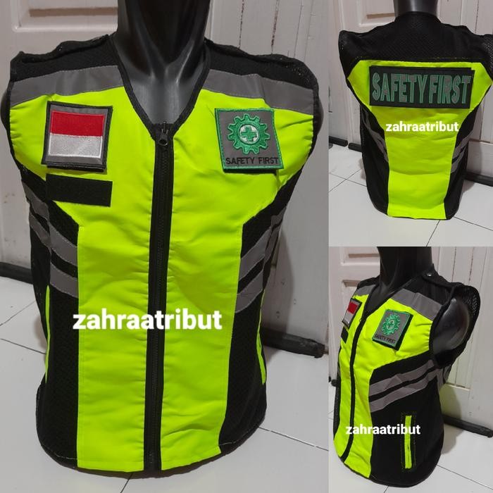 Rompi Safety Hijau Stabilo