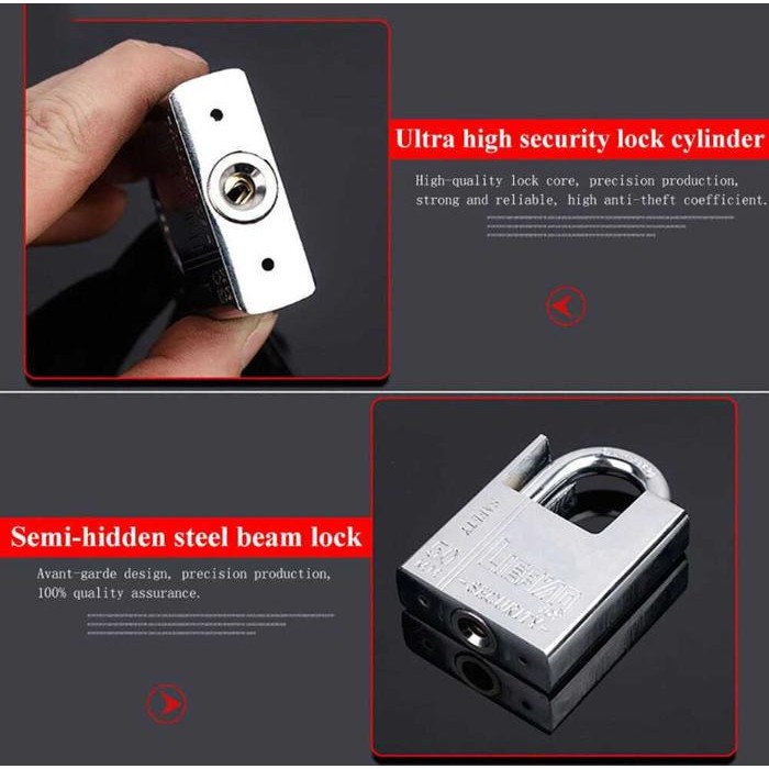 Gembok Rumah Anti Maling House Padlock Hardened Steel Gembok Baja Rumah Anti Maling