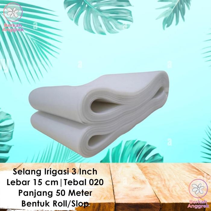 PREMIUM Selang Irigasi Selang Plastik Putih Ukuran 3 Inch Tebal 020