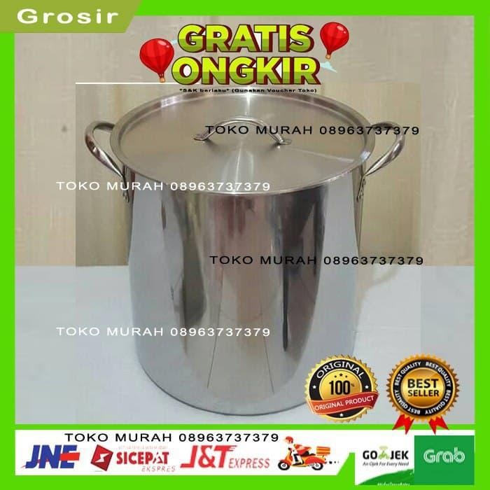 PREMIUM PANCI Tong 30 Liter KUKUS STEAMER Tim Mie Air Nasi Ketupat Lontong