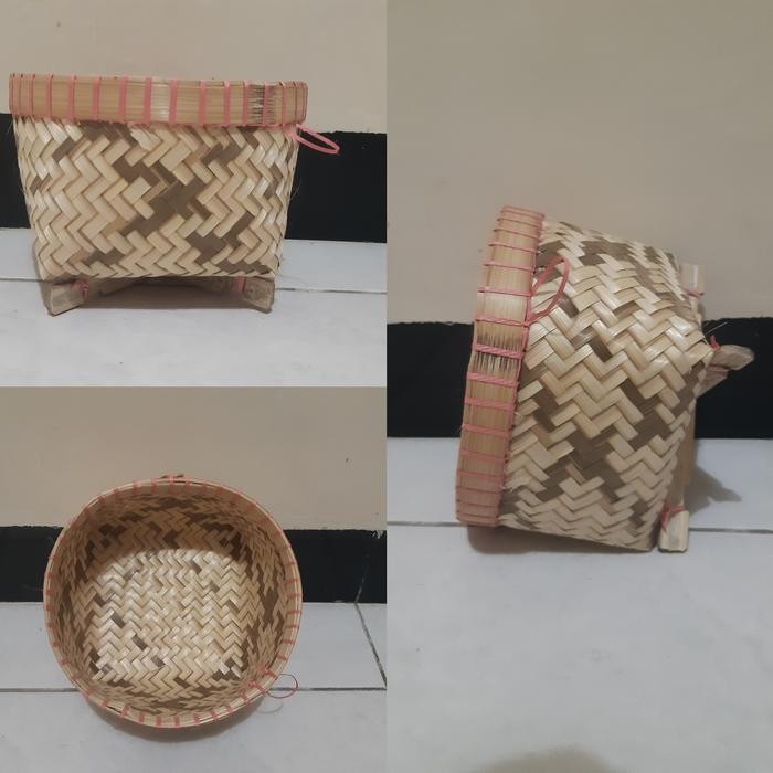 PREMIUM Piti/Tompo/Keranjang Anyaman Bambu