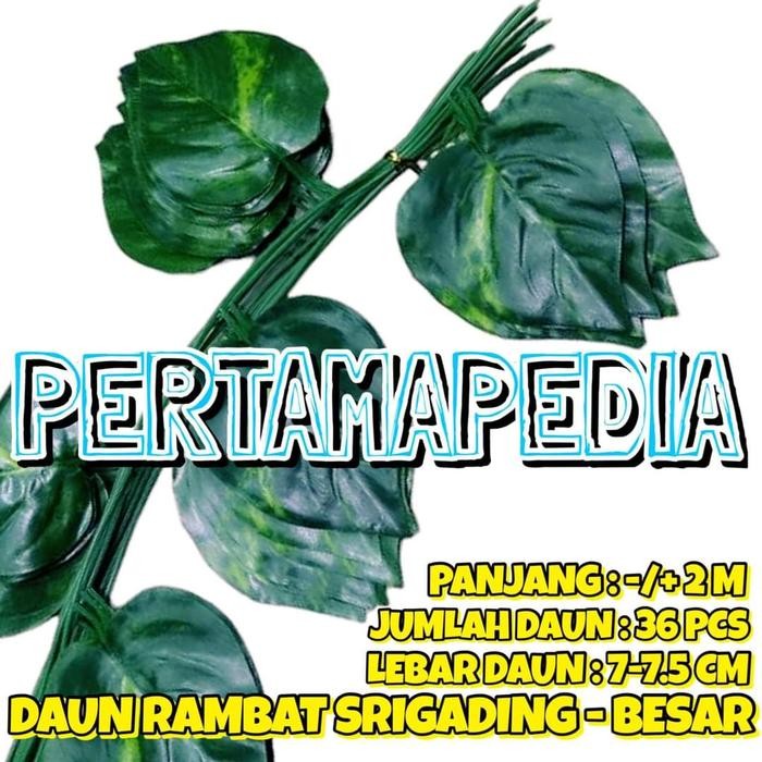 PREMIUM Daun Rambat Plastik/Daun Rambat Artificial/Daun Rambat Dekorasi SMB LS