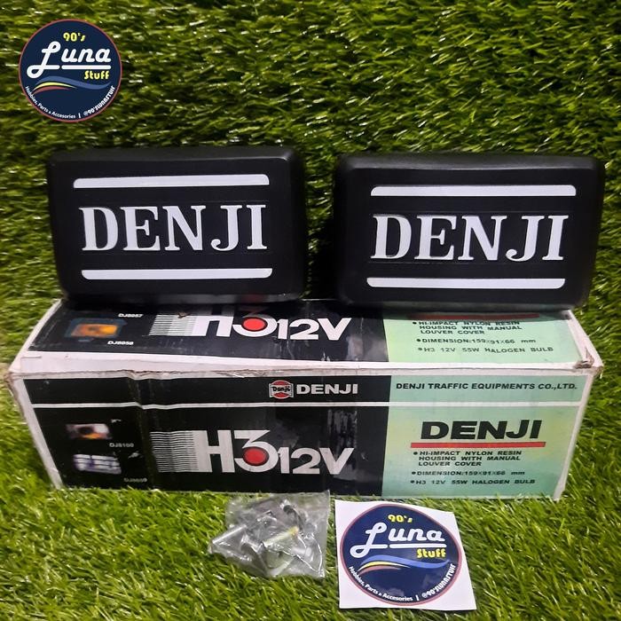 Foglamp Denji Dj8059 Kaca Pelangi / Foglamp Mobil Universal