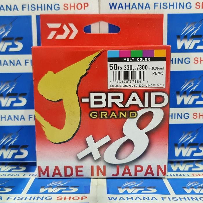 Senar PE Daiwa J-Braid Grand X8 50lb