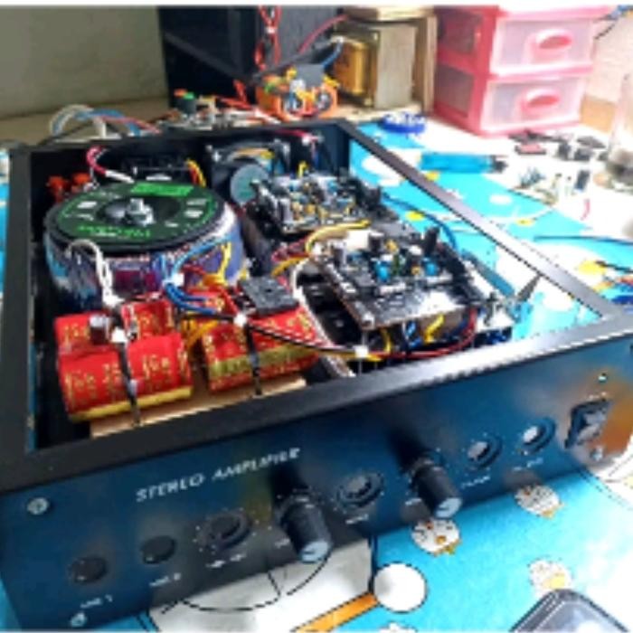 Terlaris Power Amplifier 10 Ampere Toroid Stereo