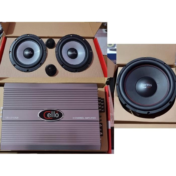 Terlaris Paketan Audio Branded 2Way Sql Peerless Tc-5