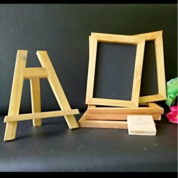 

standing 15x20 Papan tulis kapur mini, Chalkboard, Blackboard, Standing mini Chalkboard papan tulis
