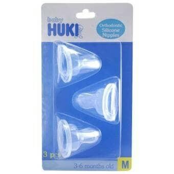 HUKI NIPPLES SILICONE ORTHODONTIC ISI 3 /DOT GEPENG HUKI