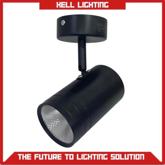 LAMPU SOROT SPOT LIGHT 20W LED COB PUTIH / HITAM MIKAWA