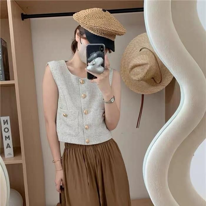 PROSPERBLING_TWEED VEST PREMIUM ELLEN VEST