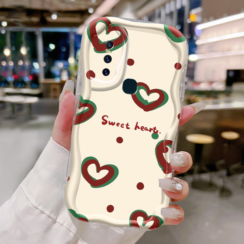 Casing Hp Untuk VIVO V15 VIVO V15 Pro VIVO V20 Pro VIVO S7 Case Casing Kasus Hitam cinta HP Kesing S