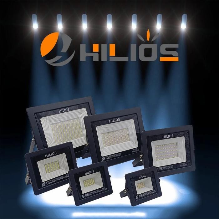 HILIOS LAMPU SOROT 50WATT RGB OUTDOOR SLIM WATERPROFF 50W