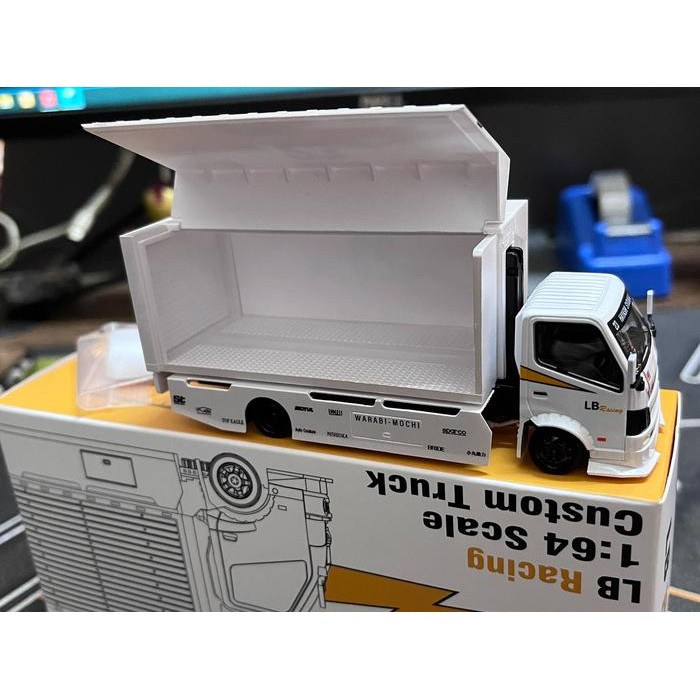 MICRO TURBO 64 HINO 300 WING CUSTOM TRUCK LBWK #23 LIVERY MICRO TURBO