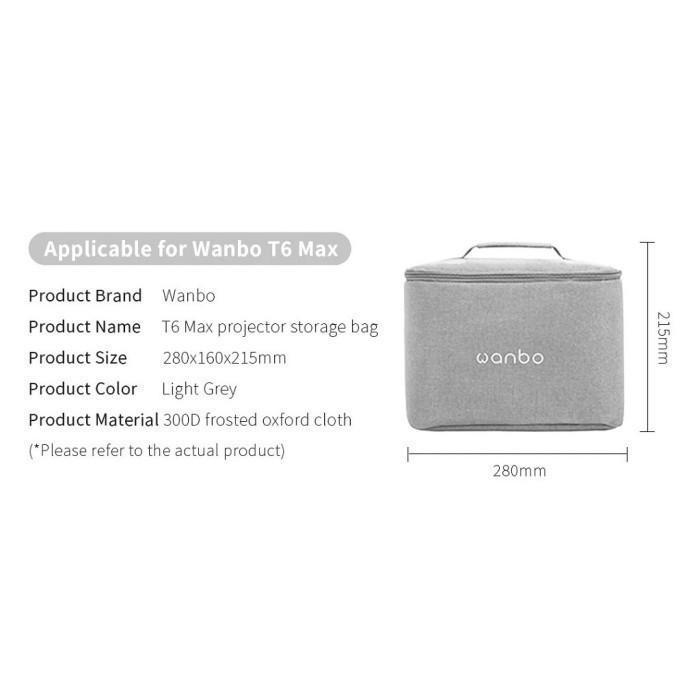 TAS PENYIMPANAN PROYEKTOR WANBO T6 MAX - T6R MAX