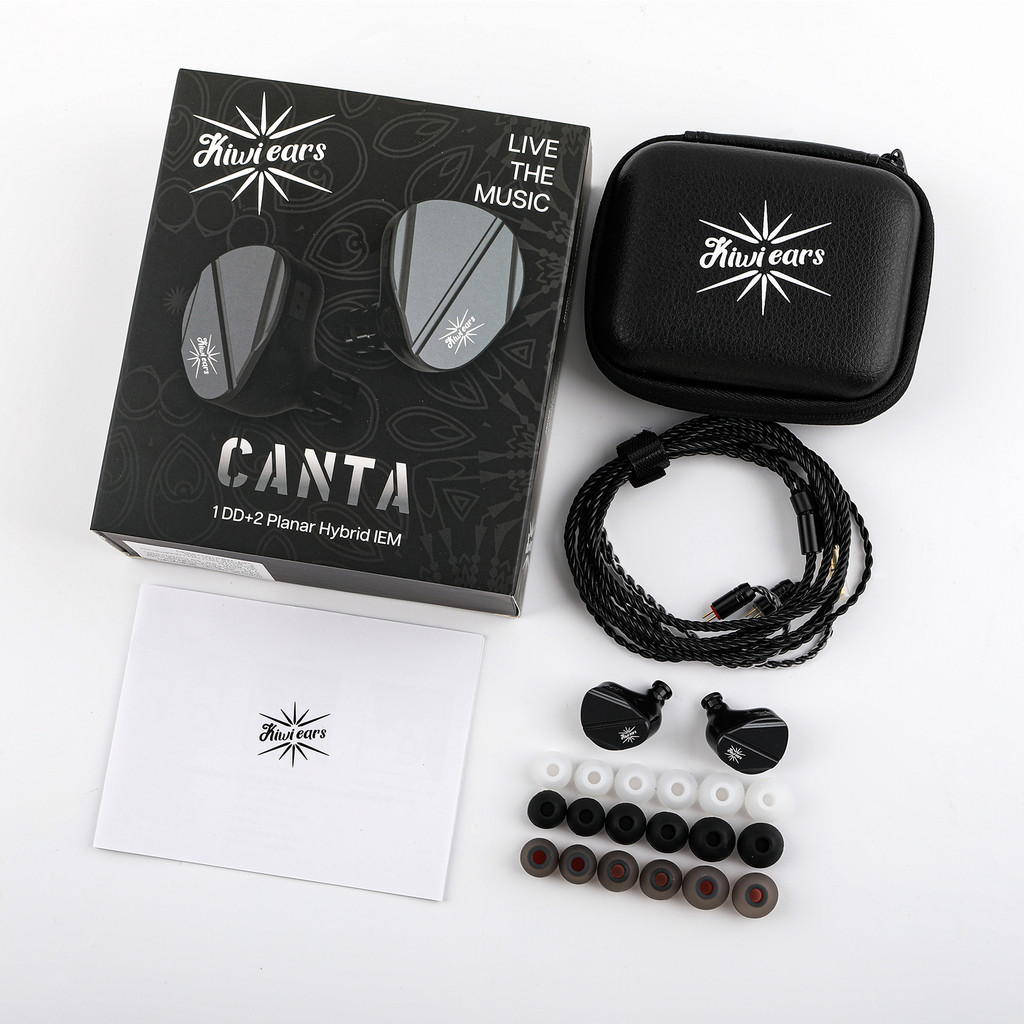 Kiwi Ears Canta 1Dd+2Planar Hybrid Hifi Iem Earbuds Wired Earphones For Audiophiles And Musicians