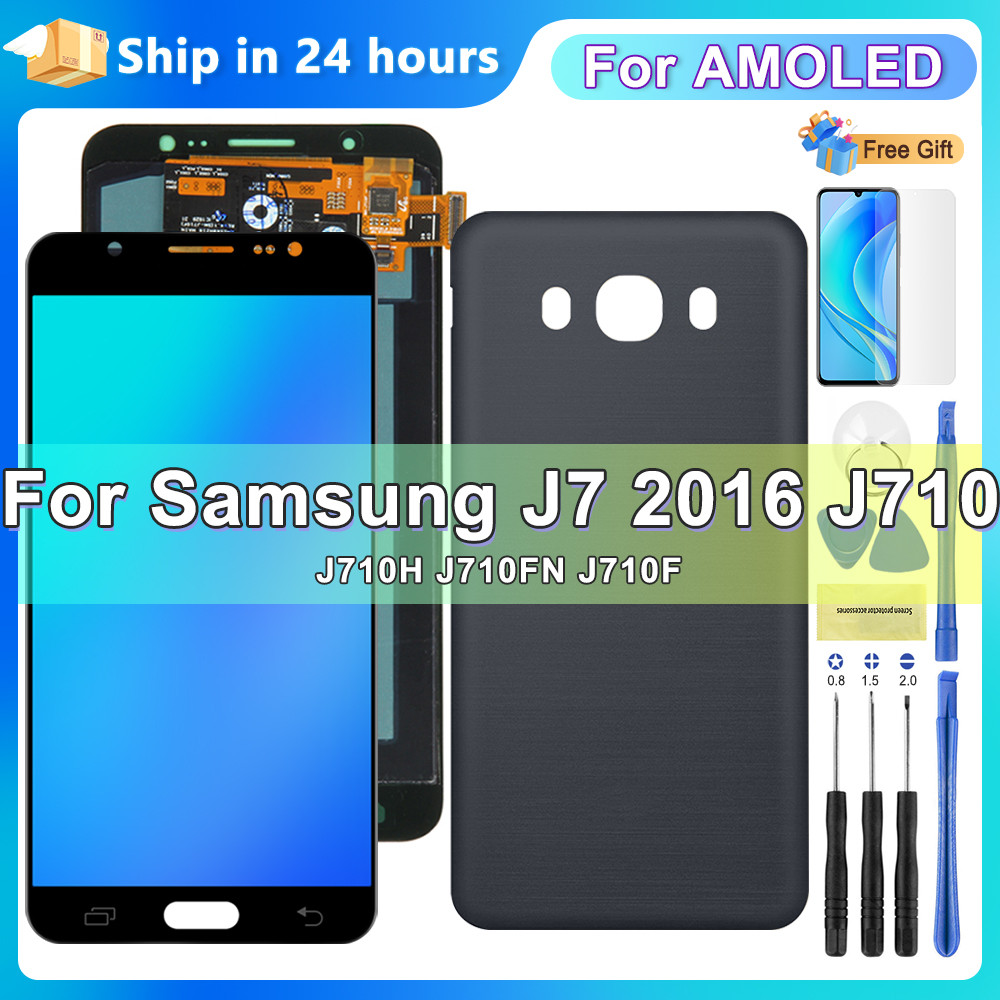 5.5" Lcd Display For Samsung J7 2016 J710 Replacement, Lcd For Samsung J710 J710H J710Fn J710F Touch