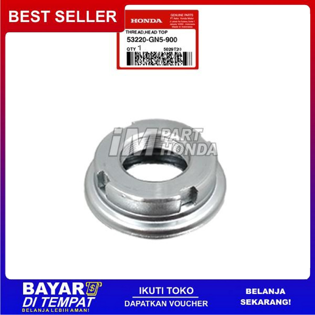 FREE ONGKIR 53220-GN5-900 MUR SETELAN KOMSTIR UNTUK HONDA BEBEK MATIC BISA COD