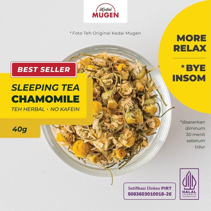 

Chamomile Herbal Tea German Grade/Teh Bunga Camomile Kedai Mugen 40G