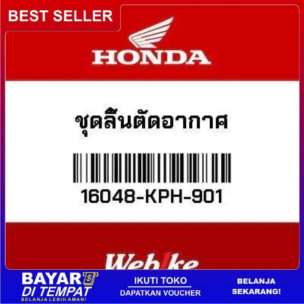 FREE ONGKIR AIR CUT VALVE 16048-KPH-901 SUKU CADANG ASLI HONDA THAILAND IMPORT BISA COD