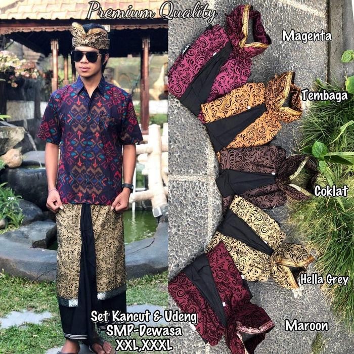 (Expert) Kamen saput pakaian adat bali pria sudah jadi