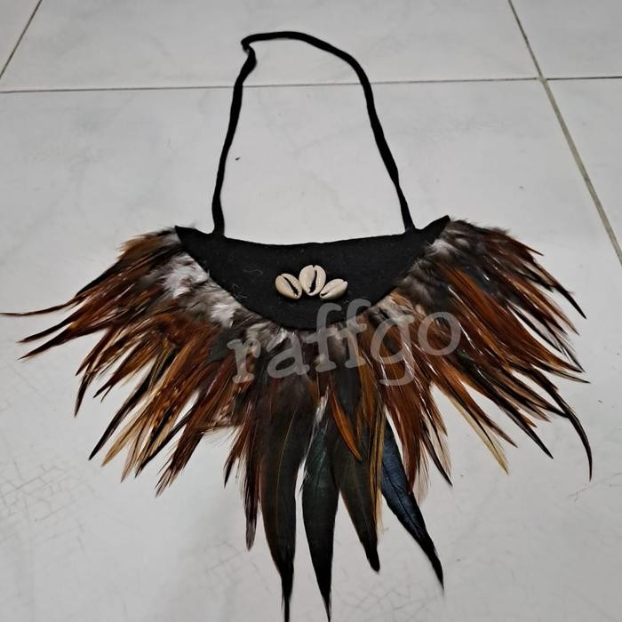 (Expert) topi adat papua / topi bulu ayam papua/ topi tari anak