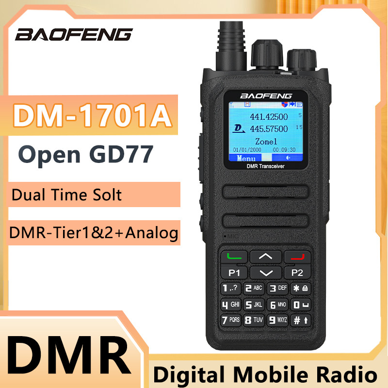 Dm-1701A Upgrade Open Gd77 Baofeng Dmr Digital Dm-1701 Walkie Talkie Longe Range Dual Mode Analog
